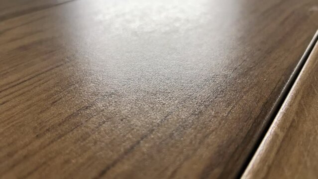 Brown Focus On Outdoor Wooden Laminate