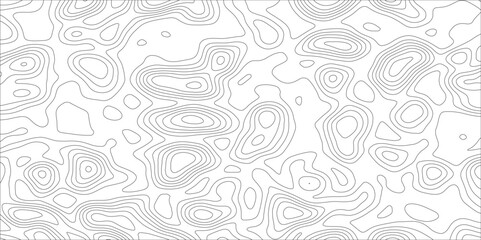  Retro topographic map.White wave paper curved reliefs abstract background .Modern design with White background with topographic wavy pattern design. Contour maps. Vector illustration.