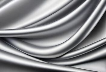 silver silk fabric in minimal style background wallpaper