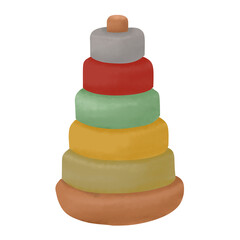 Kid Toy Ring Stack