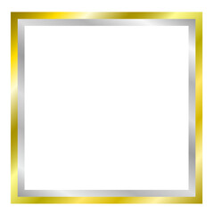 金銀のフレーム背景