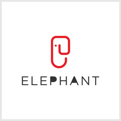 elephant line logo icon designs