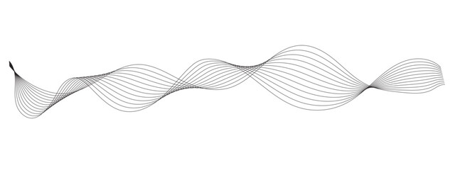 Abstract sound wave element grey lines background. Abstract music wave, radio signal, voice, frequency technology background.