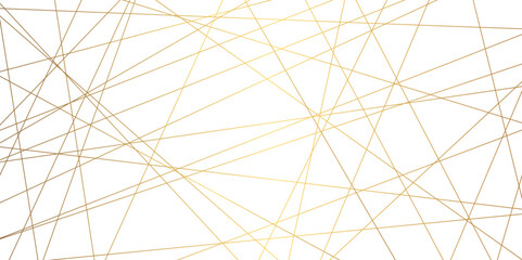 Luxury premium golden and black random chaotic wave lines abstract background. Vector, illustration	