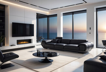 Futuristic Modern Living Room