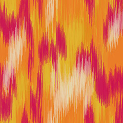 Ethnic abstract Seamless ikat pattern in tribal, folk embroidery, and Asia style. Aztec geometric art ornament print. Design for carpet, wallpaper, clothing, wrapping, fabric, cover, Ethnic pattern 