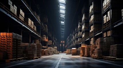 big industrial warehouse in smooth light v2