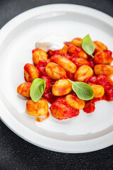 background, basil, cheese, cooked, cooking, cuisine, delicious, dinner, dish, dumpling, food, food background, fresh, gnocchi, gourmet, healthy food, homemade, italian, italy, meal, organic, pasta, pl