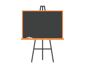 School empty board on legs. Chalk board © Вероника Розгон