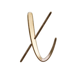 Luxury Gold 3D Alphabet or Lettering