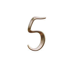 Luxury Gold 3D Alphabet or Lettering