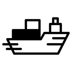 cargo ship icon. sea transportation symbols. oil tanker and lng tanker