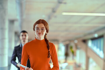 In the dynamic environment of a modern startup company, the director engages in a discussion with...