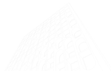 Architectural background vector 3d illustration