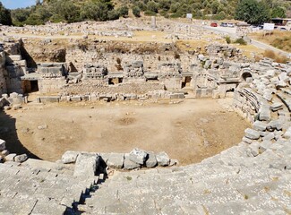 Ancient Xanthos (Xanth) was the former capital of the Lycian state.
Xanthos is one of the most famous ancient cities of Turkey. UNESCO World Heritage Site.