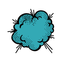 Pow Speech Bubbles Vector Illustration