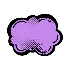 Pow Speech Bubbles Vector Illustration