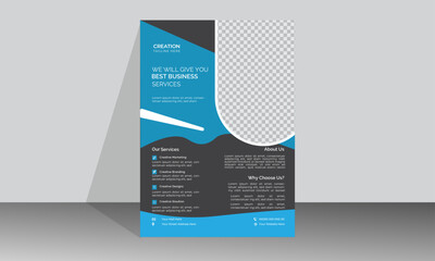  modern business flyer  and editable template design  advertise company  See Less
