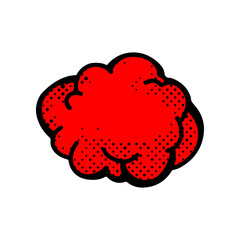 Pow Speech Bubbles Vector Illustration