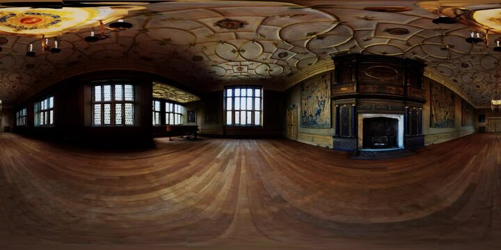 vr 360 inside the Charterhouse great chamber interior