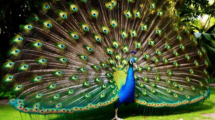 Peacock Wild Animal - Generative AI