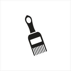 paint brush vector icon line template