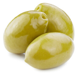 Olive isolated on white background