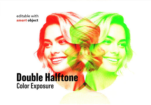 Double Halftone Color Exposure