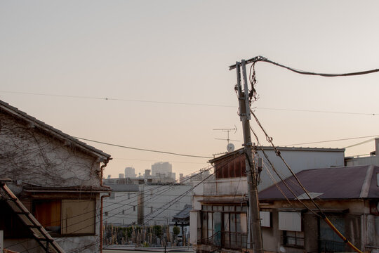 city view in Yanaka, tokyo