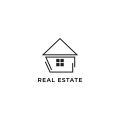 ILLUSTRATION HOME.MODERN HOUSE. RESENTIAL BUILDING SIMPLE MINIMALIST LOGO ICON DESIGN VECTOR. GOOD FOR REAL ESTATE, PROPERTY INSDUSTRY