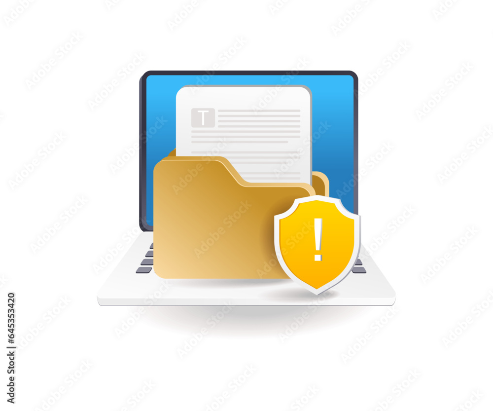 Poster computer security folder