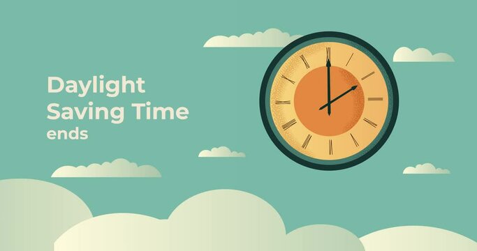 Set the clock to daylight saving time ends. Fnimation 4k with message