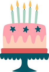 Birthday Cake With Candles