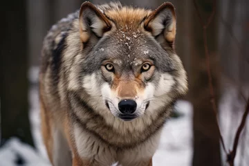 Gray wolf in the wild © Veniamin Kraskov