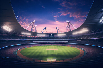 Cricket stadium Day view