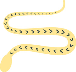 Snake With Scandinavian Pattern