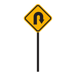 Traffic Sign Board Illustration