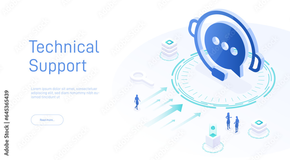Poster web page design templates for 24-7 call center support. isometric 24 hours open customer service. ve