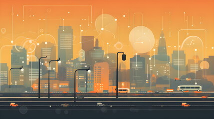 Smart City, Cityscape, Futuristic Cityscape, Generative AI