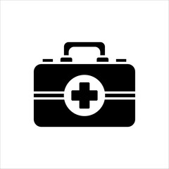 first aid box icon. isolated on white background