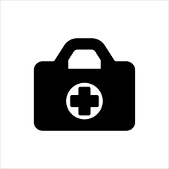 first aid box icon. isolated on white background