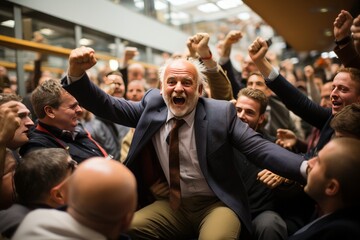 Packed Auction Room, Generative AI