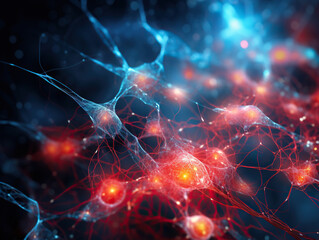 "Neural Connections": Imagine a network of electrical wires connecting and branching out