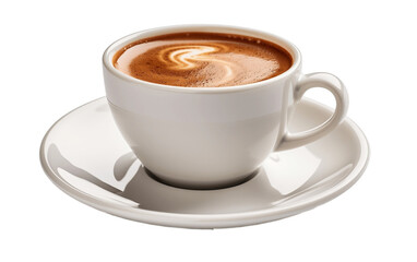 Cup of Americano Coffee Isolated on a Transparent Background PNG. Generative AI