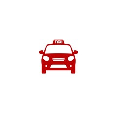 Taxi car icon. Taxi car icon for web design isolated on white background