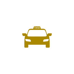 Taxi car icon. Taxi car icon for web design isolated on white background