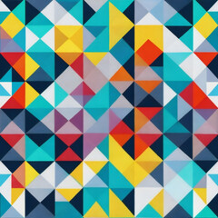 Colorful Geometric Pattern for tiling