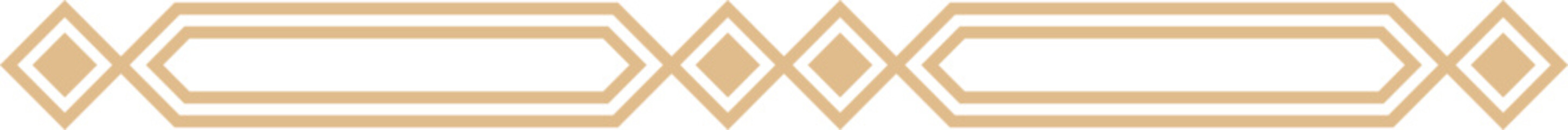 Art deco divider, decorative lines borders and geometric golden.