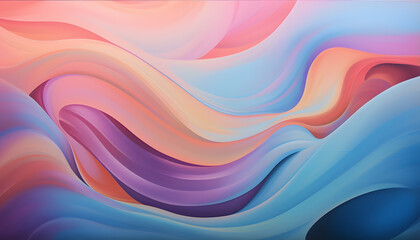 An abstract wave neon gradient background