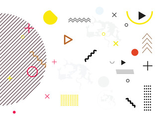Abstract modern geometric shapes background